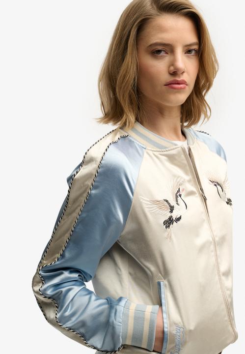 Actual product image Superdry Suikajan Embroidered Bomber Jacket (M)
