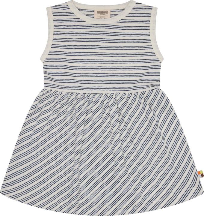 Produktbild loud + proud Kleid Streifen mit Leinen (122, 128)