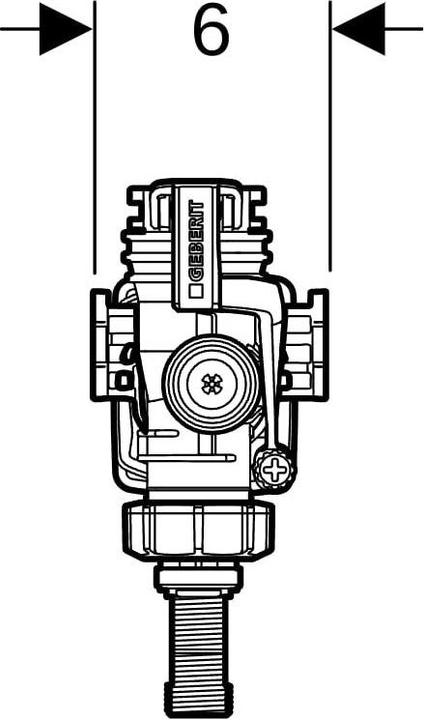 Actual product image Geberit Filling valve type 383