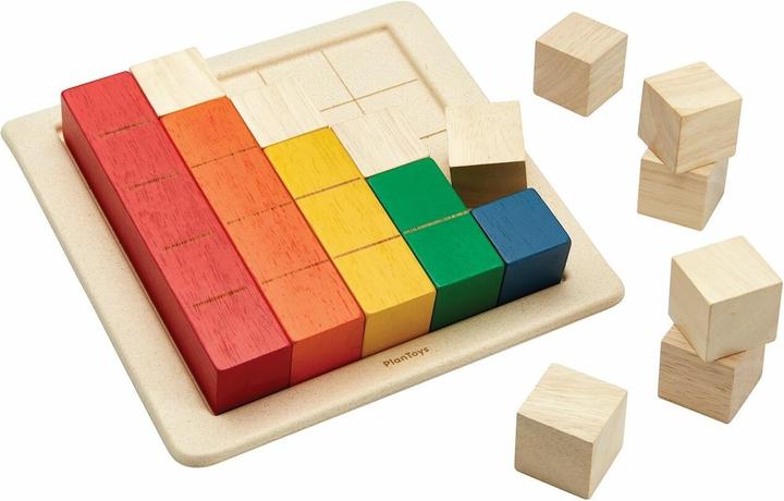 Produktbild Plantoys Bunte Zählblöcke Unit Link Serie