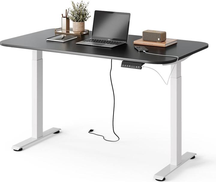 Produktbild Vicco Schreibtisch Elevate, Anthrazit/Weiss, 180 x 57.5 cm (140 x 80 x 120 cm)