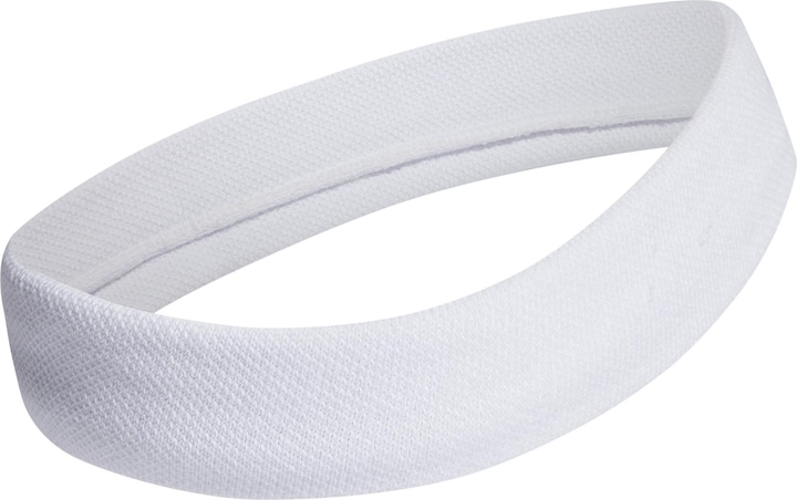 Actual product image adidas Unisex Headband Tennis Headband, White/Black, HT3908, OSFM