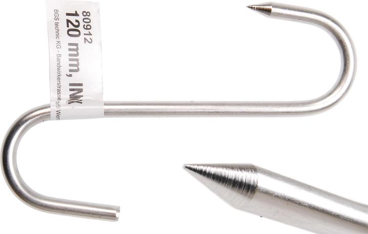 Produktbild BGS Fleischerhaken | Edelstahl | 120 mm