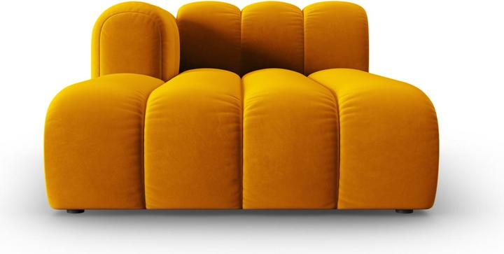 Image du produit Micadoni Velours Méridienne Gauche, "Lupine", 2 Places, 117x177x70Fabriqué en Europe (Recamière)