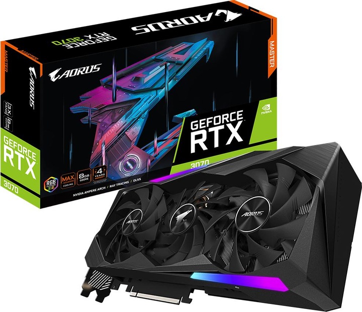 Produktbild Gigabyte AORUS GeForce RTX 3070 MASTER (8 GB)