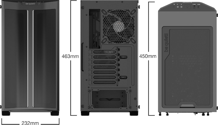 Produktbild be quiet! Pure Base 500DX (mATX, Mini-ITX, ATX)