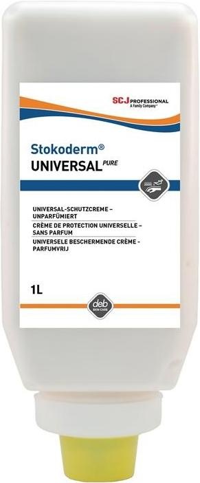 Actual product image SC Johnson Skin Protection Stokoderm Universal Pure Soft Bottle with 1 litre (1000 ml)