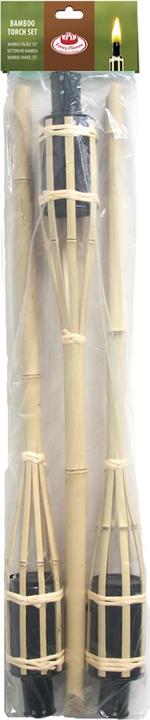 Esschert Design Bambusfackel, 3er Set
