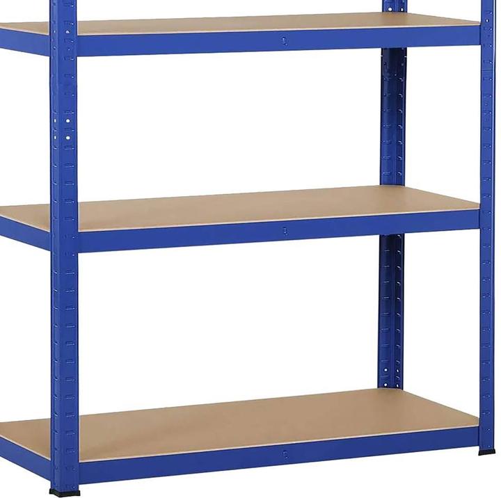 Produktbild Grafner Schwerlastregal 1,80m Werkstattregal auf 5 Ebenen 875kg Traglast blau