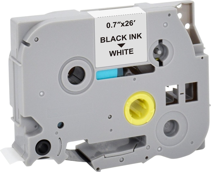 Produktbild MediaRange Schriftbandkassette 18mm schw/weiss Brother TZ-241/TZe-241 8m (1.80 cm, Schwarz, Weiss)