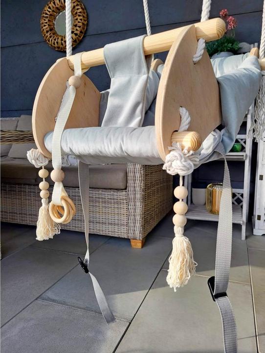 Image du produit Holzecke Balançoire bébé Gris
