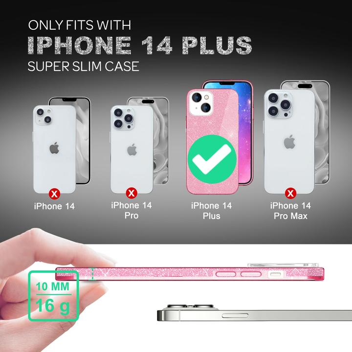 Immagine prodotto Nalia Copertina glitterata (Apple iPhone 14 Plus)