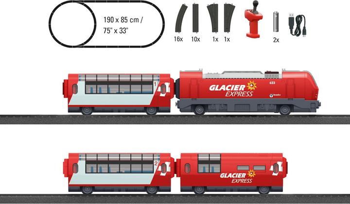 Actual product image Märklin World 29348 H0 Glacier Express starter pack (Track H0)