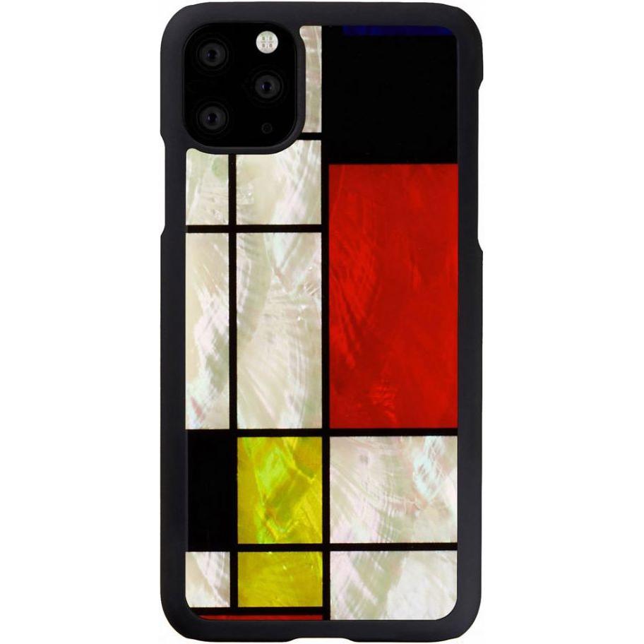 Ikins SmartPhone case iPhone 11 Pro Max mondrian black (Apple iPhone 11 Pro Max), Smartphone Hülle