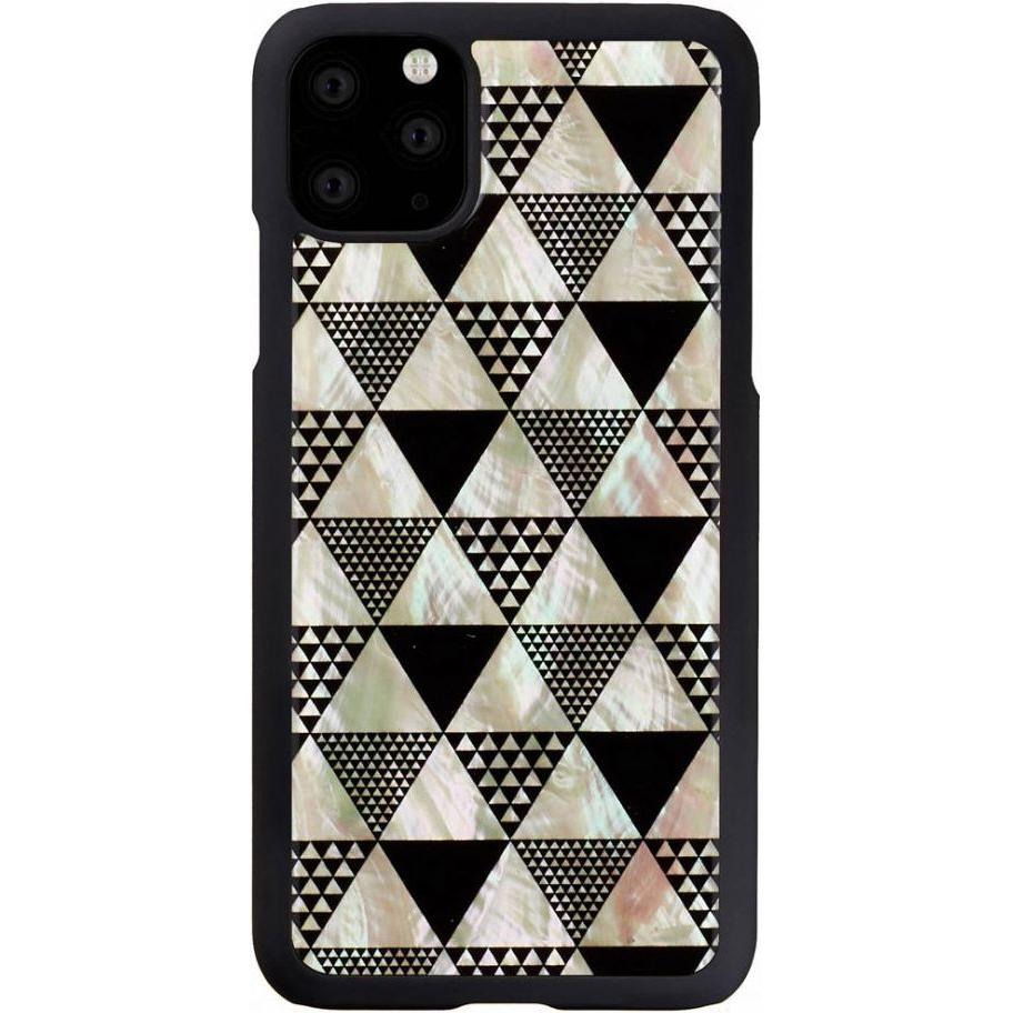 Ikins SmartPhone case iPhone 11 Pro Max pyramid black (Apple iPhone 11 Pro Max), Smartphone Hülle, Schwarz