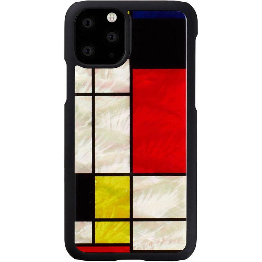 Ikins SmartPhone case iPhone 11 Pro mondrian black (Apple iPhone 11 Pro), Smartphone Hülle, Schwarz