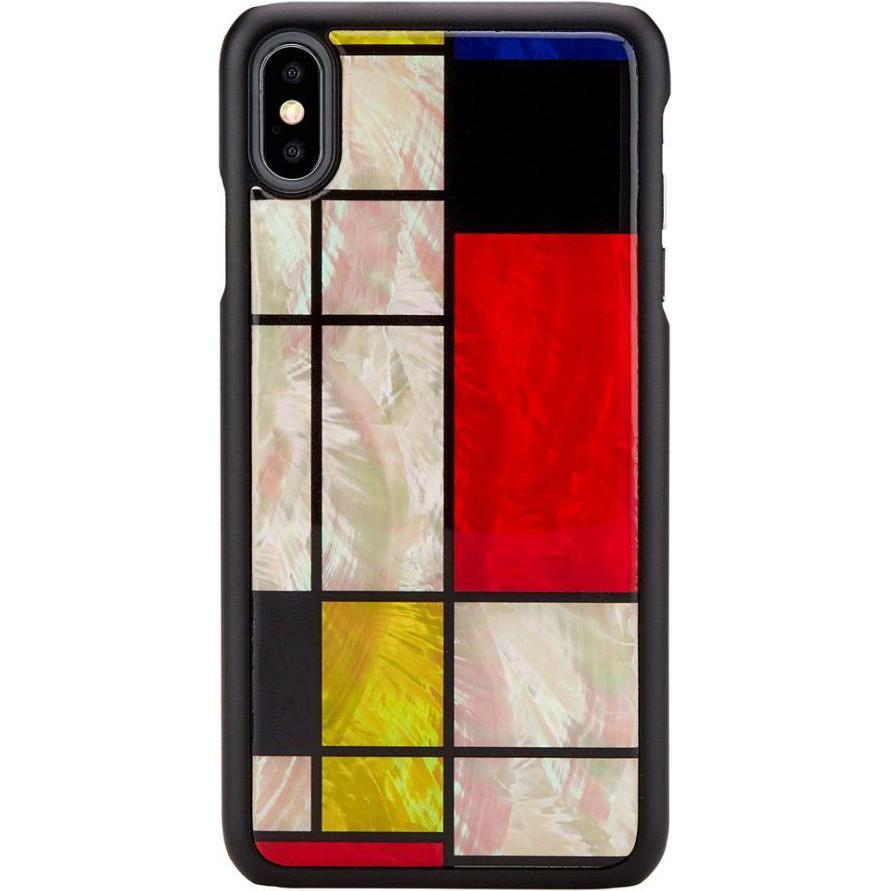 Ikins SmartPhone case iPhone XS Max mondrian black (Apple iPhone XS Max), Smartphone Hülle, Schwarz