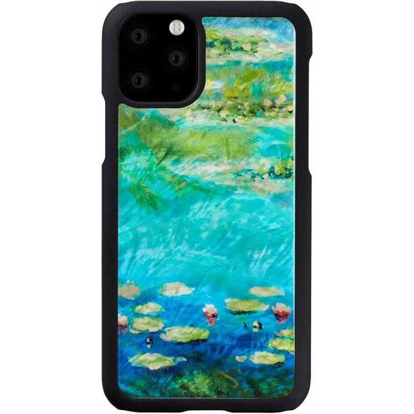 Ikins SmartPhone case iPhone 11 Pro water lilies black (Apple iPhone 11 Pro), Smartphone Hülle