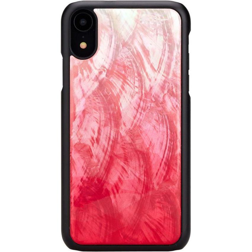 Ikins SmartPhone case iPhone XR pink lake black (Apple iPhone XR), Smartphone Hülle, Rosa
