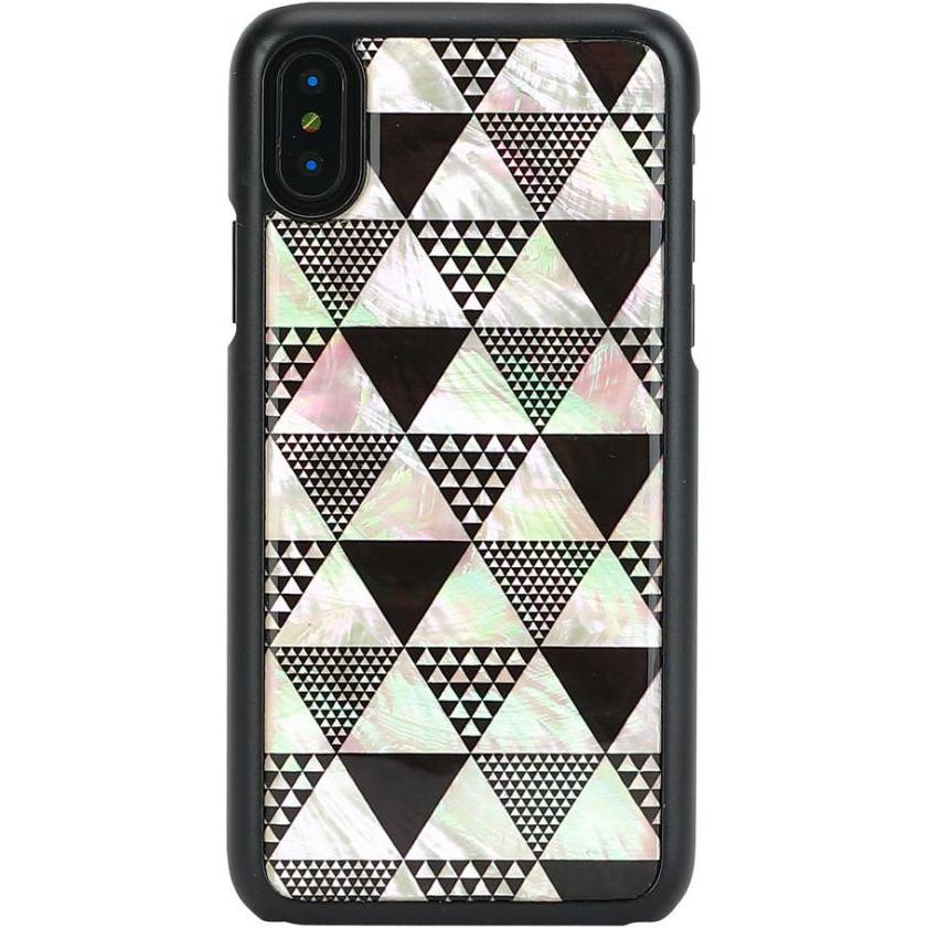 Ikins SmartPhone case iPhone XS/S pyramid black (Samsung Galaxy Note 2 N7100), Smartphone Hülle, Braun