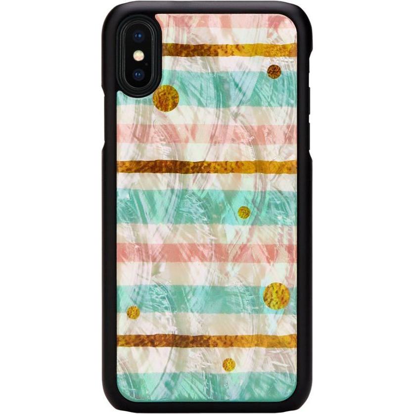 Ikins SmartPhone case iPhone XS/S pop mint black (Apple iPhone XS), Smartphone Hülle