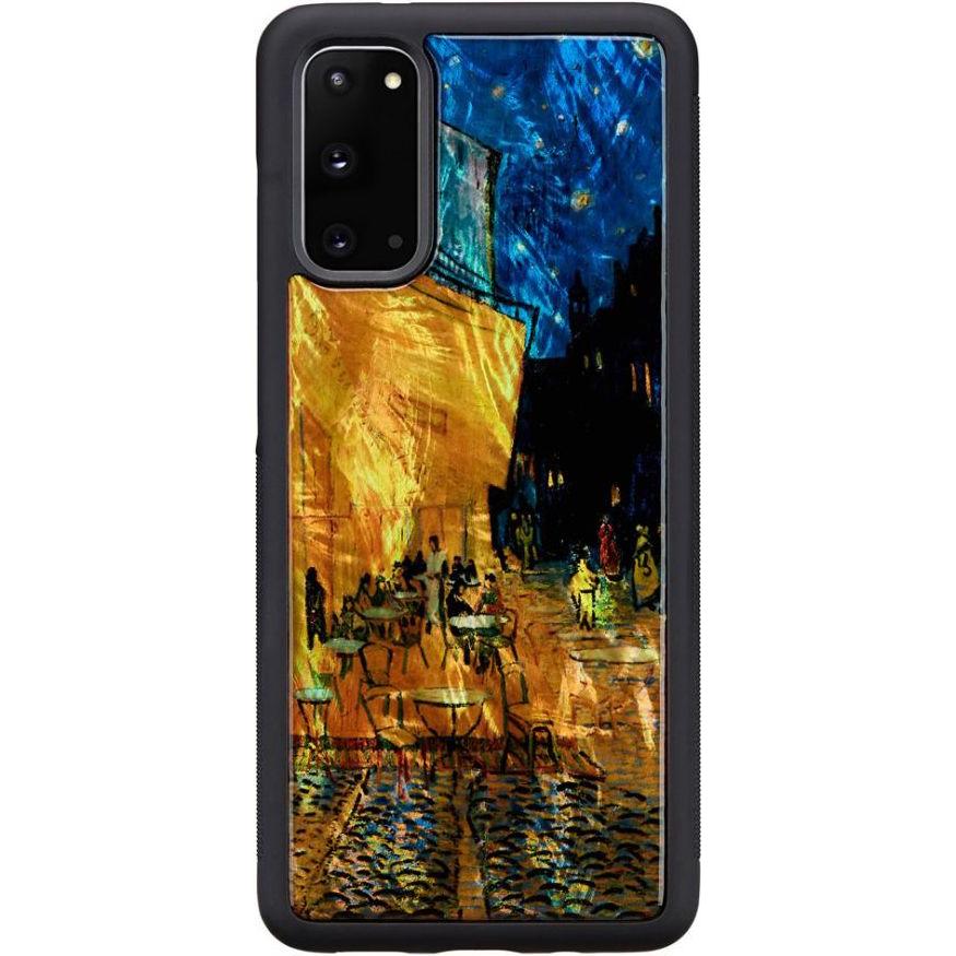 Ikins case for Samsung Galaxy S20 cafe terrace black (Samsung Galaxy S20), Smartphone Hülle, Schwarz