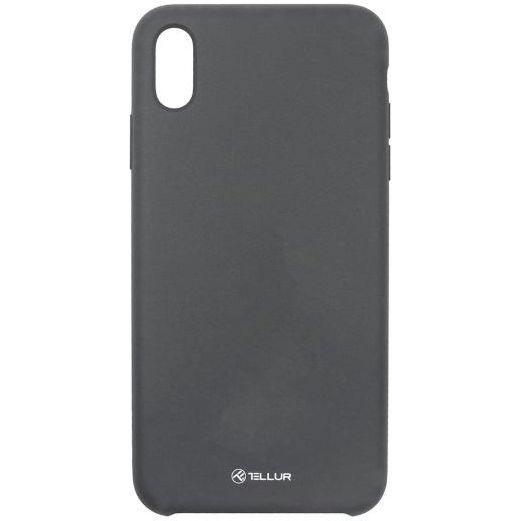 Tellur Cover Liquide Silicone for iPhone XS MAX black (Apple iPhone XS Max), Smartphone Hülle, Schwarz