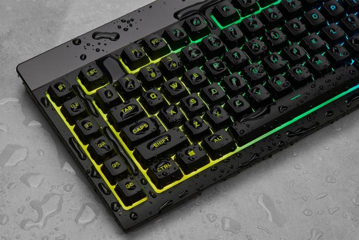 Productafbeelding Corsair K55 RGB PRO USB QWERTY-toetsenbord Zwart (IT, Bedraad)