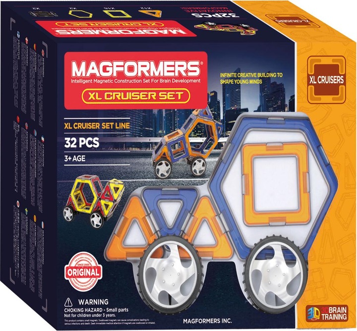 Actual product image Magformers XL Cruiser, 32dlg.