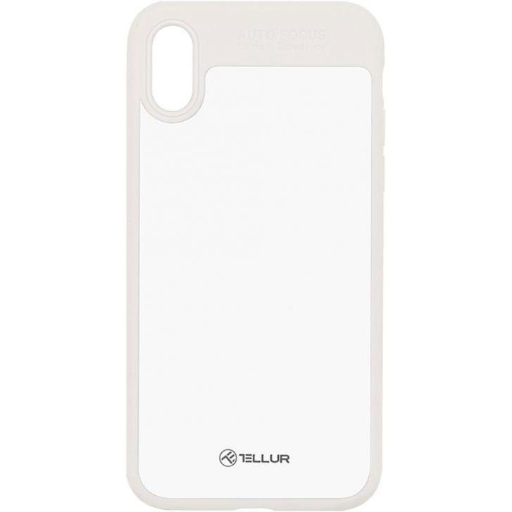Tellur Cover Hybrid Matt Bumper for iPhone X/XS white (Apple iPhone X), Smartphone Hülle, Weiss, Transparent