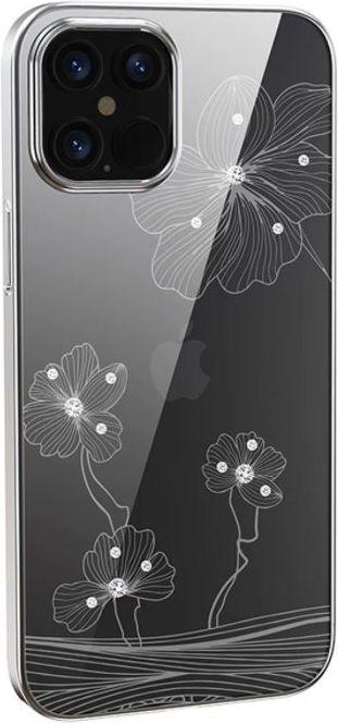 Devia Custodia Crystal Flora per iPhone 12 Pro Max argento (Apple iPhone 12 Pro Max)