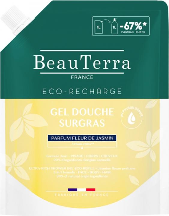 Produktbild BeauTerra Duschgel reichhaltig Jasminblüte (1000 ml)