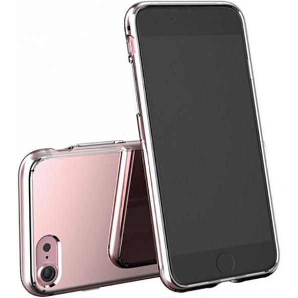 Tellur Cover Premium Mirror Shield for iPhone 7 pink (Apple iPhone 7), Smartphone Hülle, Pink