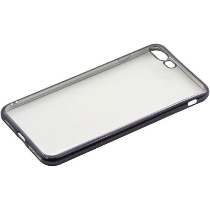 Thumbnail - Tellur Cover Silicone for iPhone 7 Plus black edges (Apple iPhone 7 Plus), Smartphone Hülle, Schwarz, Transparent