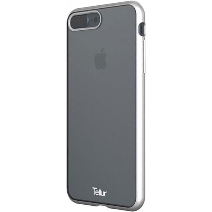 Tellur Cover Premium Fluid Fusion for iPhone 7 Plus silver (Apple iPhone 7 Plus), Smartphone Hülle, Silber