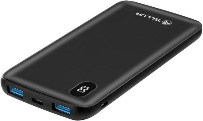 Tellur Power Bank PD100 10000mAh black (10000 mAh, 18 W, 37 Wh)