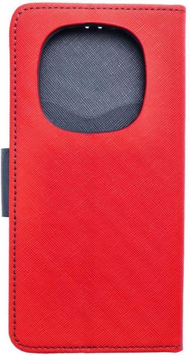 Actual product image OEM Book case FANCY Book case for XIAOMI Redmi Note 14 PRO 5G / 14 PRO PLUS 5G red / navy (Xiaomi Redmi Note 14 Pro 5G)