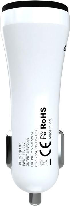 Actual product image Evelatus Quick Car Charger QCC02