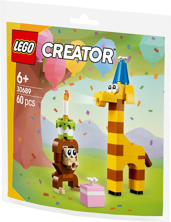 Produktbild LEGO Geburtstagspartytiere (30689, LEGO Creator Expert)