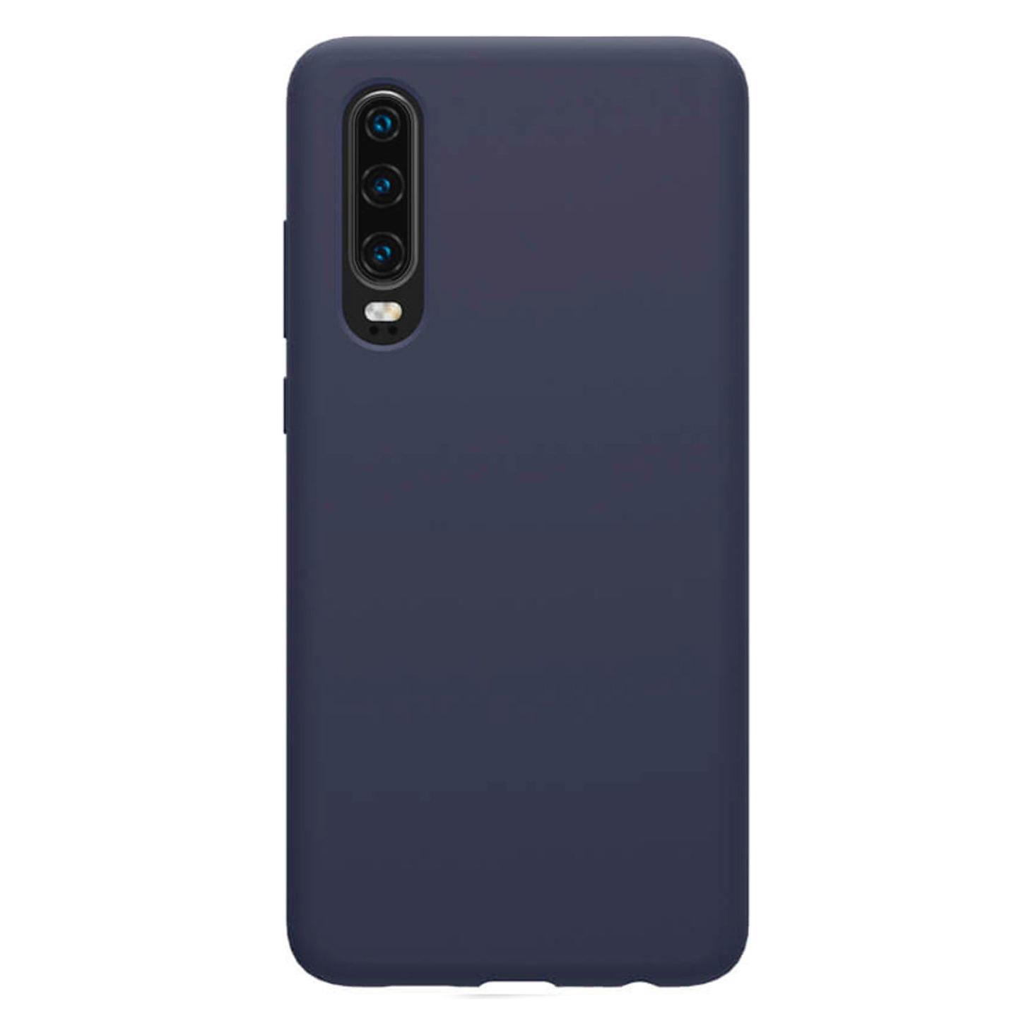 Evelatus P30 Custodia In Silicone (Huawei P30), Cover Smartphone, Blu