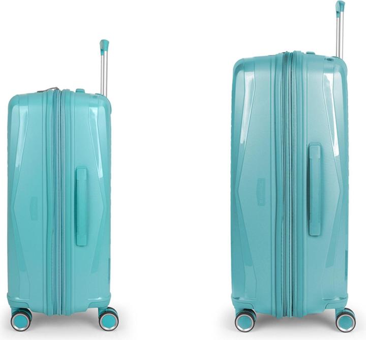 Actual product image Gabol Queens 4-wheel suitcase set 2-piece with expansion fold (181 l)