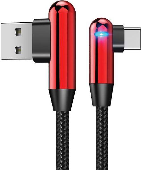 Actual product image Evelatus Type-C Data Cable TPC05 L-Shape (1 m)