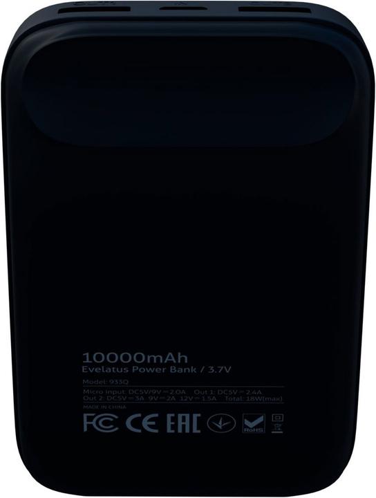 Produktbild Evelatus Power Bank EPB07 10000 mAh (10000 mAh, 37 Wh)
