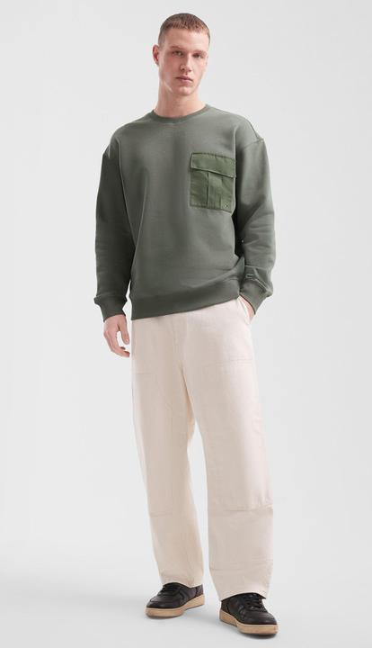 Produktbild s.Oliver Sweatshirt Sweatshirt mit Brusttasche (M)