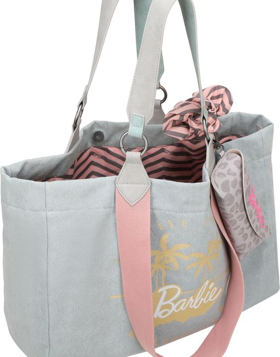 Produktbild Fritzi aus Preußen Izzy Limited Barbie Malibu Denim Shopper Tasche 42 cm (20 l)