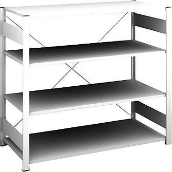Actual product image kaiserkraft Sideboard boltless shelving unit, light grey