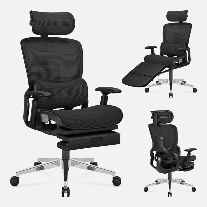 Actual product image Mark Adler Fotel ergonomiczny z podnóżkiem Expert 9.3 Black