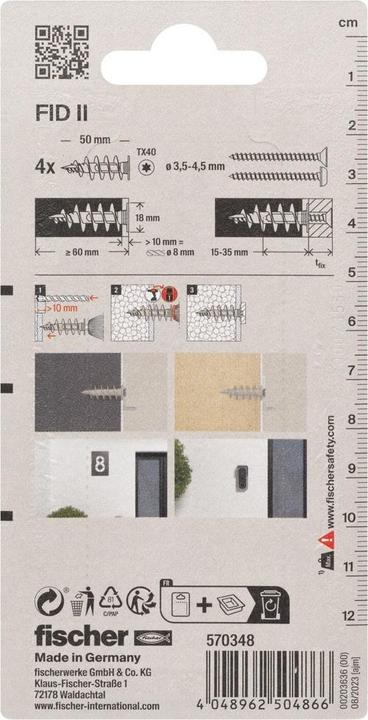 Produktbild Fischer Dämmstoffdübel (4 Stk.)