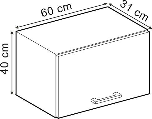 Produktbild Vicco Hängeschrank R-Line (60 x 31 x 40 cm)