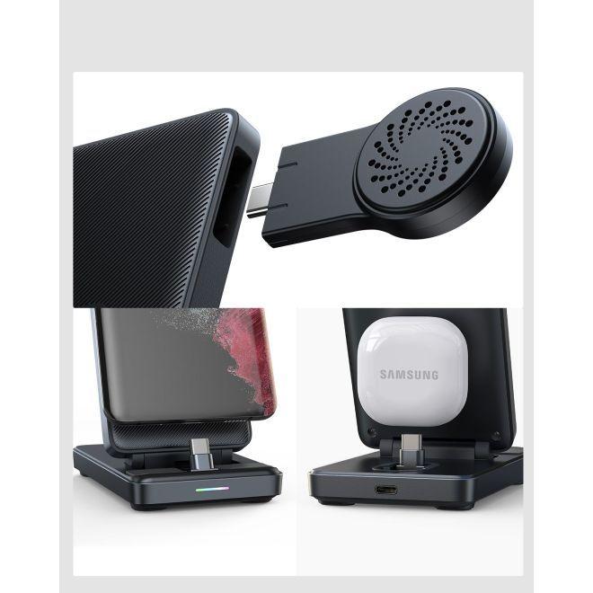 Image du produit Joyroom JR-WQS01 Station de charge pliable 4 en 1 (version Type-C) (7.50 W)
